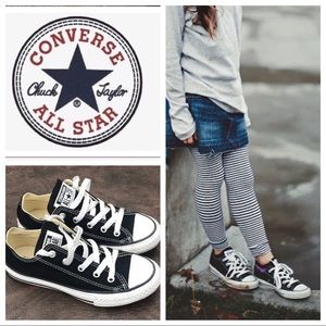 Kids unisex converse all star low tops